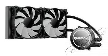 Raidmax INFINITA LS240 240mm ARGB fekete v&iacute;zhűt&eacute;ses processzor hűtő Iroda &eacute;s sz&aacute;m&iacute;t&aacute;stechnika - Sz&aacute;m&iacute;t&oacute;g&eacute;p tartoz&eacute;k - Ventil&aacute;tor - 507383