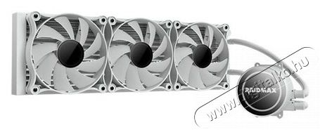 Raidmax INFINITA LS360 360mm ARGB feh&eacute;r v&iacute;zhűt&eacute;ses processzor hűtő Iroda &eacute;s sz&aacute;m&iacute;t&aacute;stechnika - Sz&aacute;m&iacute;t&oacute;g&eacute;p tartoz&eacute;k - Ventil&aacute;tor - 507386
