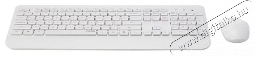 Rapoo 217477 Billentyűzet+ eg&eacute;r szett Iroda &eacute;s sz&aacute;m&iacute;t&aacute;stechnika - Billentyűzet / billentyűzet szett - Vezet&eacute;k n&eacute;lk&uuml;li - 392988