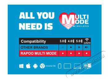 Rapoo M300 BT(3.0+4.0) + 2,4GHZ Vezet&eacute;k n&eacute;lk&uuml;li eg&eacute;r - k&eacute;k Iroda &eacute;s sz&aacute;m&iacute;t&aacute;stechnika - Eg&eacute;r - Vezet&eacute;k n&eacute;lk&uuml;li eg&eacute;r - 403690