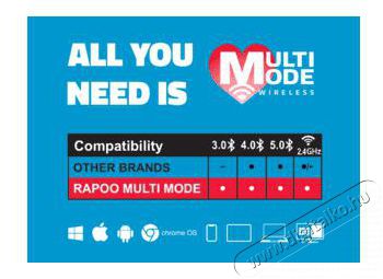 Rapoo M300 BT(3.0+4.0) + 2,4GHZ Vezet&eacute;k n&eacute;lk&uuml;li eg&eacute;r - k&eacute;k Iroda &eacute;s sz&aacute;m&iacute;t&aacute;stechnika - Eg&eacute;r - Vezet&eacute;k n&eacute;lk&uuml;li eg&eacute;r - 403690