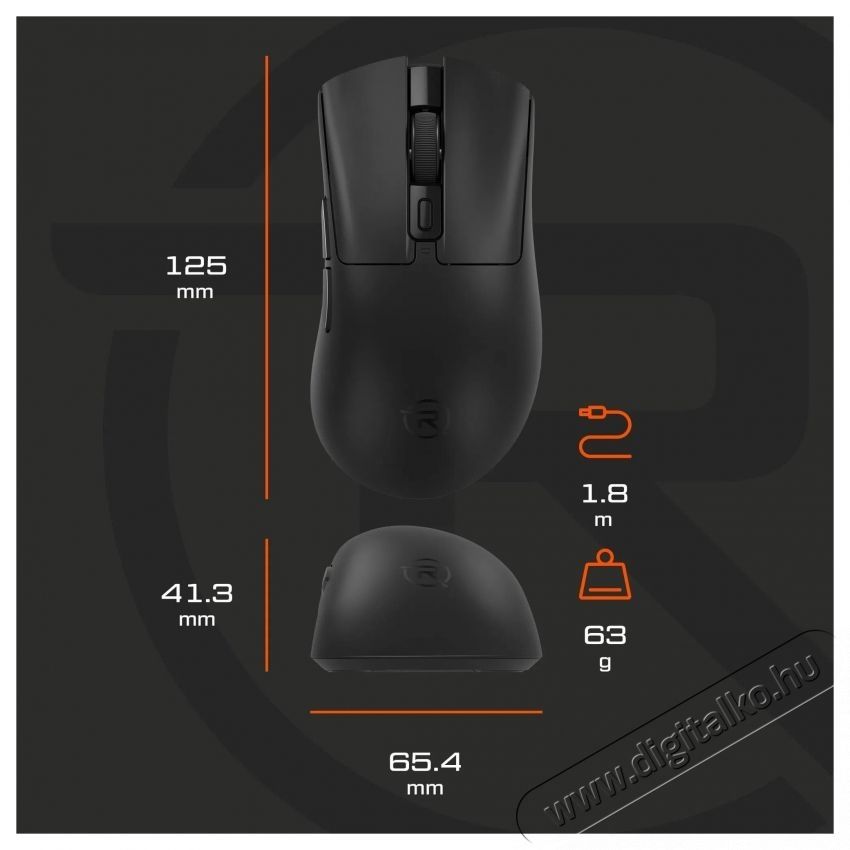 Rapture SPECTER STEALTH, fekete Iroda &eacute;s sz&aacute;m&iacute;t&aacute;stechnika - Eg&eacute;r - Vezet&eacute;k n&eacute;lk&uuml;li eg&eacute;r - 535632