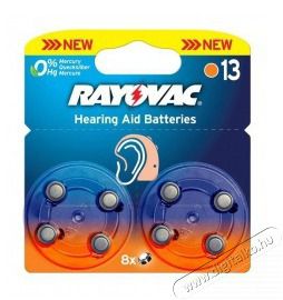 RAYOVAC 13AU-6MFAS BLI8 hall&oacute;k&eacute;sz&uuml;l&eacute;k elem Akkuk &eacute;s t&ouml;ltők - Elem - 410546