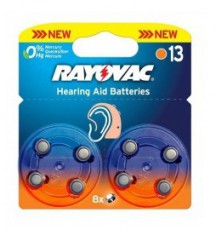 RAYOVAC 13AU-6MFAS BLI8 hall&oacute;k&eacute;sz&uuml;l&eacute;k elem Akkuk &eacute;s t&ouml;ltők - Elem - 410546