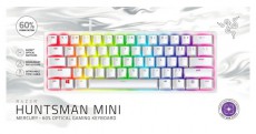 Razer Huntsman Mini Mercury Edition (Purple Switch) US RGB gamer billentyűzet Iroda &eacute;s sz&aacute;m&iacute;t&aacute;stechnika - Billentyűzet / billentyűzet szett - Vezet&eacute;kes - 440683
