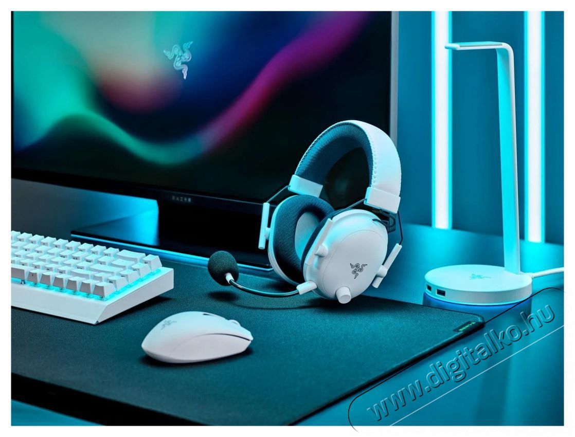 Razer Blackshark V2 Pro - White Ed. Audio-Video / Hifi / Multim&eacute;dia - F&uuml;l &eacute;s Fejhallgat&oacute;k - Fejhallgat&oacute; mikrofonnal / headset - 494255