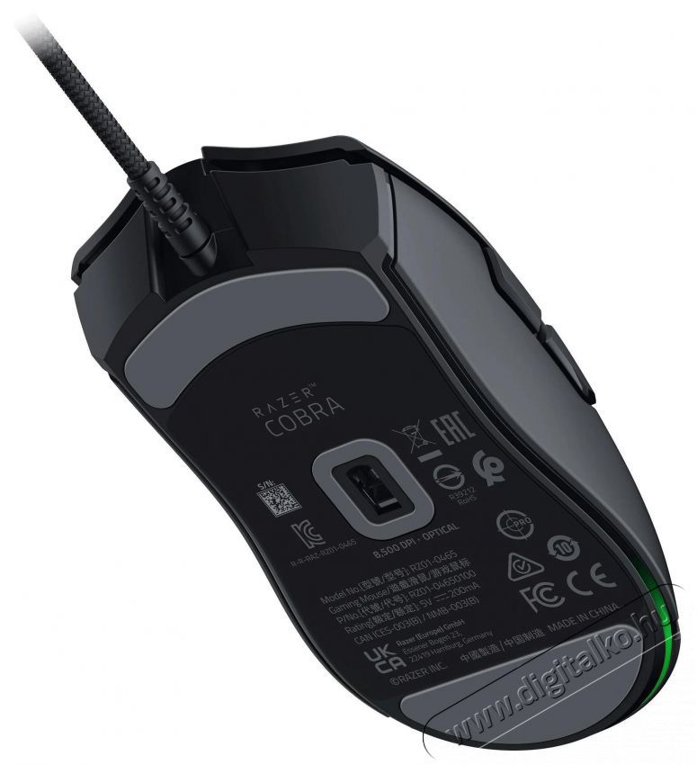 Razer Cobra gaming eg&eacute;r, 8500 DPI, 6 szem&eacute;lyre szabhat&oacute; vez&eacute;rlőgomb, RGB vil&aacute;g&iacute;t&aacute;s, fekete - RZ01-04650100-R3 Iroda &eacute;s sz&aacute;m&iacute;t&aacute;stechnika - Eg&eacute;r - Vezet&eacute;kes eg&eacute;r - 495750