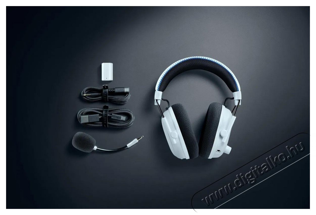 Razer BlackShark V3 Pro - White Audio-Video / Hifi / Multim&eacute;dia - F&uuml;l &eacute;s Fejhallgat&oacute;k - Fejhallgat&oacute; mikrofonnal / headset - 519109