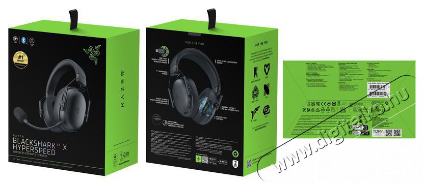 Razer BlackShark V3 X Hyperspeed Audio-Video / Hifi / Multim&eacute;dia - F&uuml;l &eacute;s Fejhallgat&oacute;k - Fejhallgat&oacute; - 525722