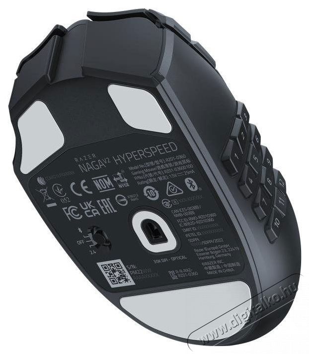 Razer Naga V2 HyperSpeed (RZ01-03600100-R3G1) Iroda &eacute;s sz&aacute;m&iacute;t&aacute;stechnika - Eg&eacute;r - Vezet&eacute;k n&eacute;lk&uuml;li eg&eacute;r - 531406