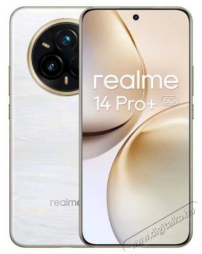 Realme 14 Pro Plus 6,83 5G 12/512GB DualSIM feh&eacute;r okostelefon Mobil / Kommunik&aacute;ci&oacute; / Smart - Okostelefon - Android - 506220