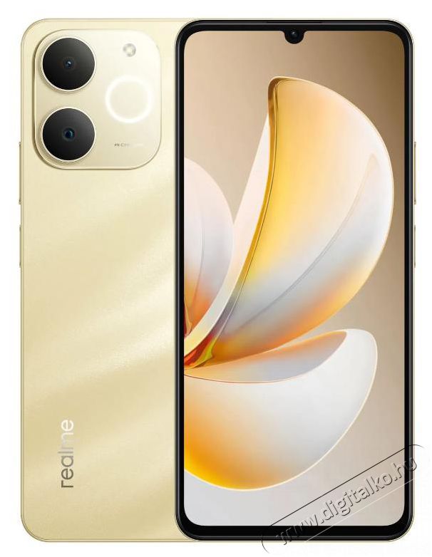 Realme Note 70T 4GB/256GB Beach Gold Mobil / Kommunik&aacute;ci&oacute; / Smart - Okostelefon - Android - 527902