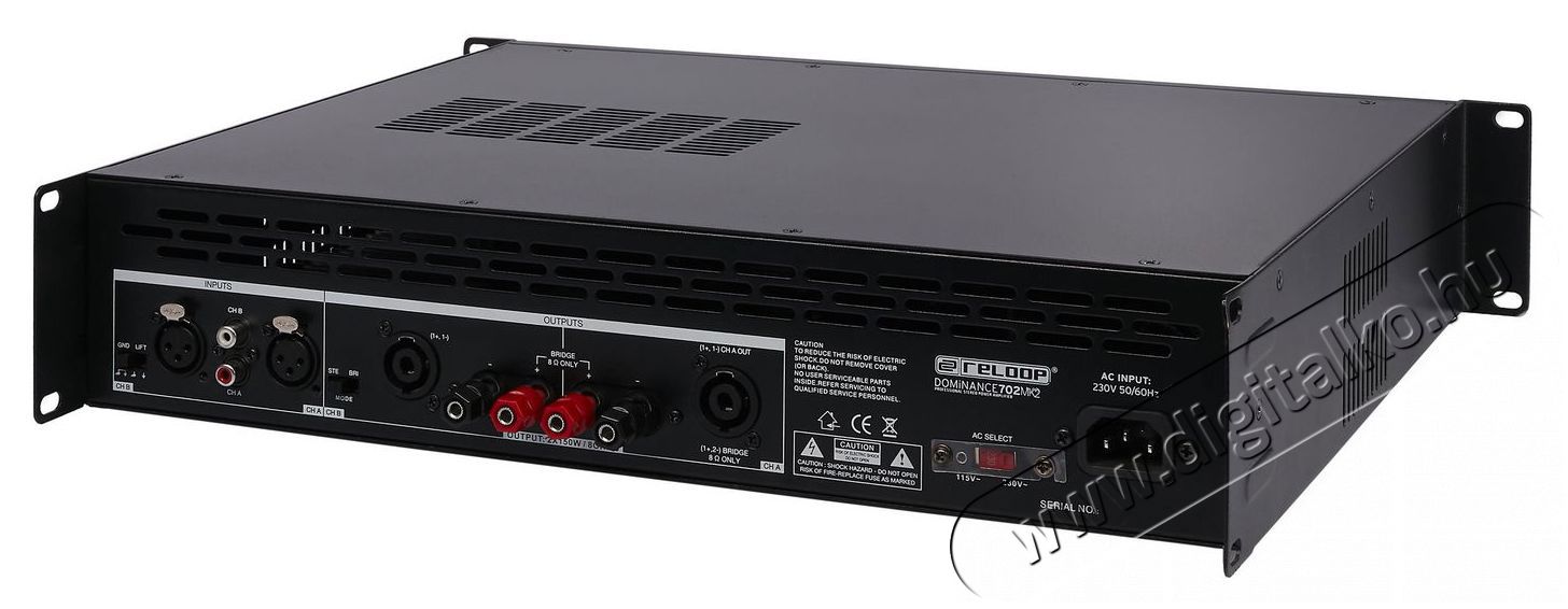 RELOOP Dominance 702 MK2 Audio-Video / Hifi / Multim&eacute;dia - Hifi - Sztere&oacute; - Sztere&oacute; erős&iacute;tő - 511517