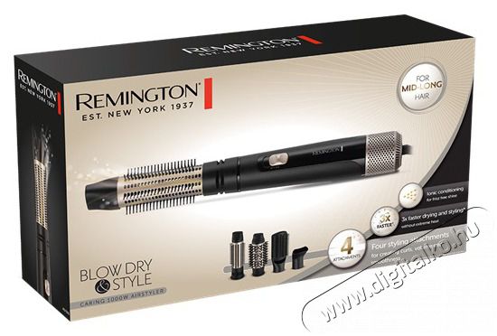 Remington AS7500 Blow Dry & Style meleglevegős hajform&aacute;z&oacute; k&eacute;szlet Sz&eacute;ps&eacute;g&aacute;pol&aacute;s / Eg&eacute;szs&eacute;g - Haj&aacute;pol&aacute;s - Meleglevegős hajform&aacute;z&oacute; - 405225