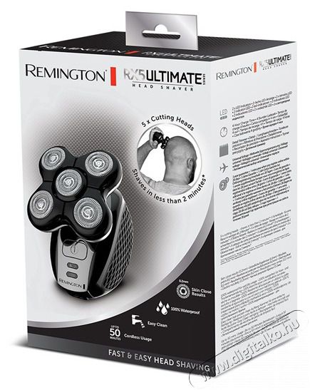 Remington XR1500 RX5 fejborotva Sz&eacute;ps&eacute;g&aacute;pol&aacute;s / Eg&eacute;szs&eacute;g - Szőrtelen&iacute;tő / borotva - F&eacute;rfi borotva - 422301
