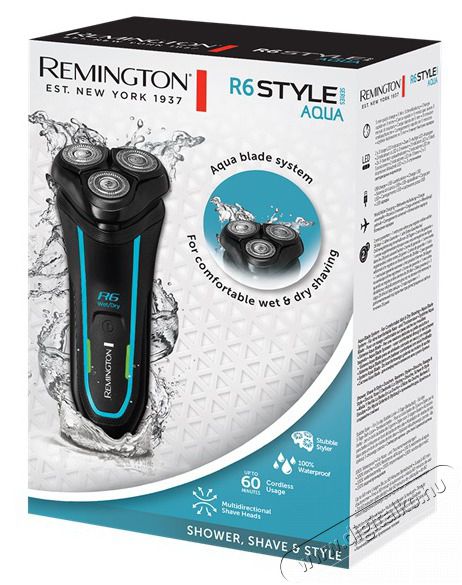 Remington R6000 Style Series Aqua R6 k&ouml;rk&eacute;ses borotva Sz&eacute;ps&eacute;g&aacute;pol&aacute;s / Eg&eacute;szs&eacute;g - Szőrtelen&iacute;tő / borotva - F&eacute;rfi borotva - 448902