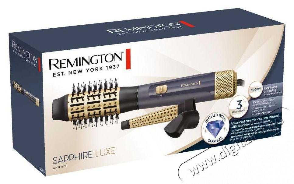 Remington AS5805 Sapphire Luxe Airstyler Sz&eacute;ps&eacute;g&aacute;pol&aacute;s / Eg&eacute;szs&eacute;g - Haj&aacute;pol&aacute;s - T&ouml;bbfunkci&oacute;s hajform&aacute;z&oacute; - 506632
