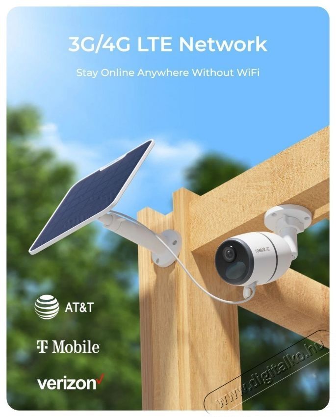 REOLINK Go Series G340 Go Ultra IP kamera F&eacute;nyk&eacute;pezőg&eacute;p / kamera - Megfigyelő / IP kamera - 532683