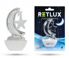 Retlux RNL 03W &Eacute;jszakai LED f&eacute;ny - hold H&aacute;ztart&aacute;s / Otthon / K&uuml;lt&eacute;r - Vil&aacute;g&iacute;t&aacute;s / elektromoss&aacute;g - &Eacute;jszakai ir&aacute;nyf&eacute;ny - 275955