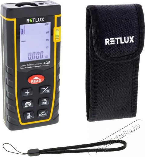 Retlux RHT 100 L&eacute;zeres t&aacute;vols&aacute;gm&eacute;rő 40m T&aacute;vcs&ouml;vek / Optika - L&eacute;zeres t&aacute;vm&eacute;rő - 376600