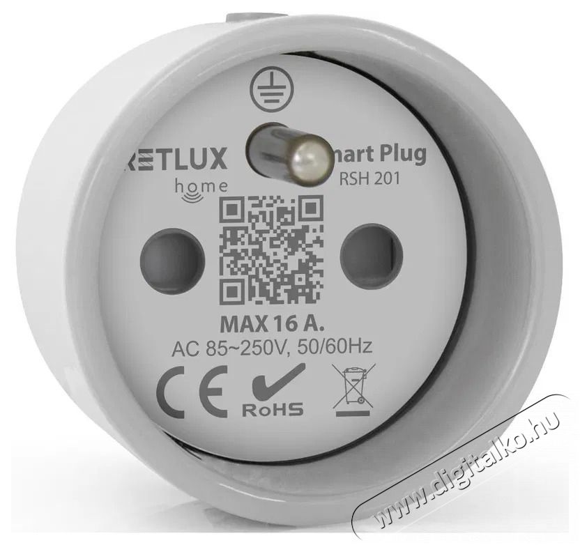 Retlux RSH 201, FR 16A H&aacute;ztart&aacute;s / Otthon / K&uuml;lt&eacute;r - Okos otthon - Okos konnektor - 521137