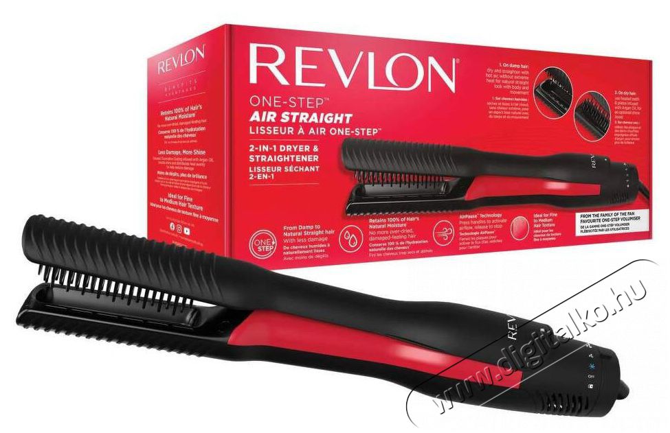 Revlon One-Step Air Straight RVDR5330E Sz&eacute;ps&eacute;g&aacute;pol&aacute;s / Eg&eacute;szs&eacute;g - Haj&aacute;pol&aacute;s - Hajvasal&oacute; / egyenes&iacute;tő - 510642