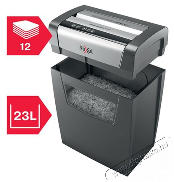 Rexel Momentum X312 iratmegsemmis&iacute;tő Iroda &eacute;s sz&aacute;m&iacute;t&aacute;stechnika - Iratmegsemmis&iacute;tő - 396067