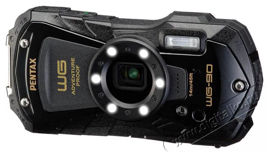 Ricoh WG-90 Black F&eacute;nyk&eacute;pezőg&eacute;p / kamera - Kompakt f&eacute;nyk&eacute;pezőg&eacute;p - Kaland &eacute;s v&iacute;z&aacute;ll&oacute; f&eacute;nyk&eacute;pezőg&eacute;p - 520043
