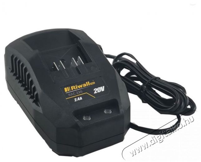 RIWALL RAC 220 20V 2,5A t&ouml;ltő Akkuk &eacute;s t&ouml;ltők - Li-ion akkumul&aacute;tor &eacute;s t&ouml;ltő (gy&aacute;ri) - T&ouml;ltő / h&aacute;l&oacute;zati adapter - 389244