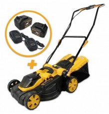 RIWALL Ralm 3820 SET 20V szénkefe nélküli akkumulátoros fűnyíró Háztartás / Otthon / Kültér - Kültér / kerti termék / grill - Fűnyíró / gyeplazító - 416042