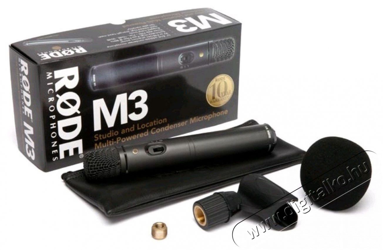 Rode M3 Fot&oacute;-Vide&oacute; kieg&eacute;sz&iacute;tők - Mikrofon - &Eacute;nek &eacute;s hangszer mikrofon - 525777