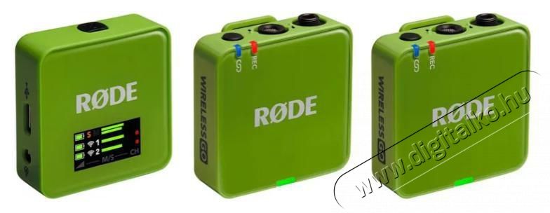 Rode Wireless GO III - Green Fot&oacute;-Vide&oacute; kieg&eacute;sz&iacute;tők - Mikrofon - Fot&oacute;-vide&oacute; mikrofon - 525791