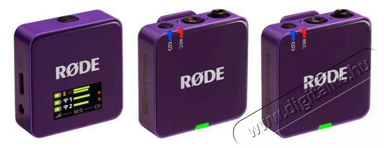 Rode Wireless GO III - Purple Fot&oacute;-Vide&oacute; kieg&eacute;sz&iacute;tők - Mikrofon - &Eacute;nek &eacute;s hangszer mikrofon - 525787