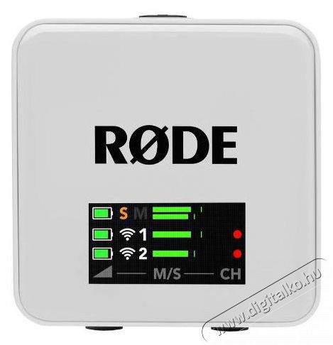 Rode Wireless GO III - White Fot&oacute;-Vide&oacute; kieg&eacute;sz&iacute;tők - Mikrofon - Fot&oacute;-vide&oacute; mikrofon - 525788
