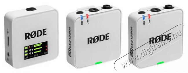 Rode Wireless GO III - White Fot&oacute;-Vide&oacute; kieg&eacute;sz&iacute;tők - Mikrofon - Fot&oacute;-vide&oacute; mikrofon - 525788