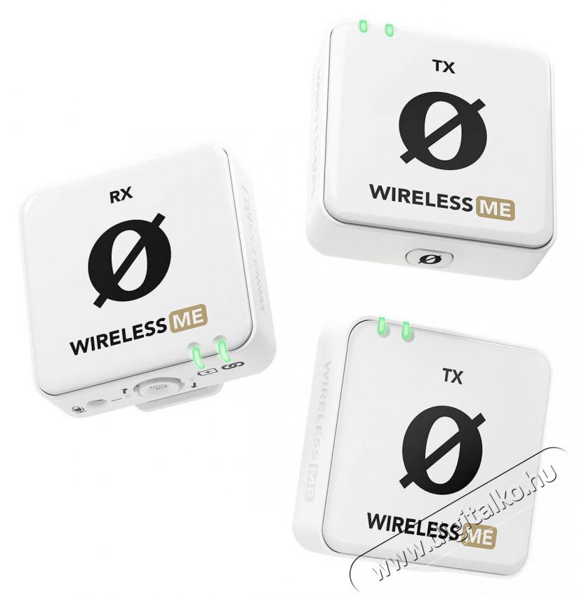 Rode Wireless ME Dual, feh&eacute;r Fot&oacute;-Vide&oacute; kieg&eacute;sz&iacute;tők - Mikrofon - Fot&oacute;-vide&oacute; mikrofon - 525780
