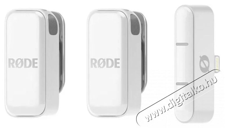 Rode Wireless Micro (Lightning, White) Fot&oacute;-Vide&oacute; kieg&eacute;sz&iacute;tők - Mikrofon - Akci&oacute;s mikrofon szett - 525783