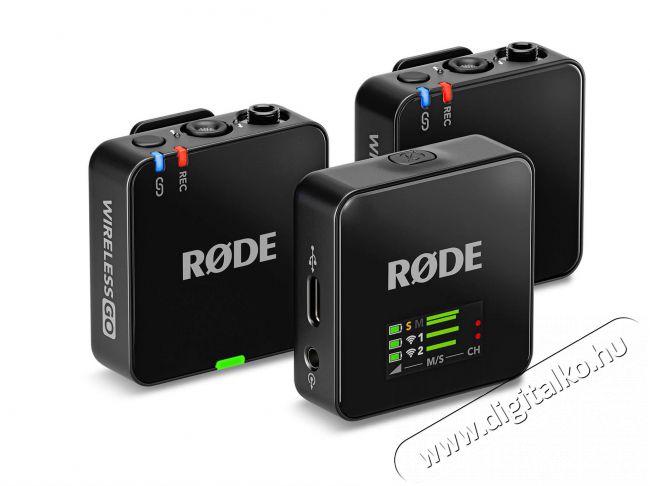 Rode Wireless GO III Black Fot&oacute;-Vide&oacute; kieg&eacute;sz&iacute;tők - Mikrofon - Fot&oacute;-vide&oacute; mikrofon - 525760