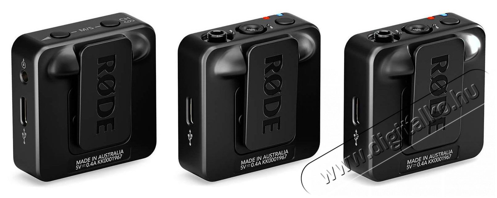 Rode Wireless GO III Black Fot&oacute;-Vide&oacute; kieg&eacute;sz&iacute;tők - Mikrofon - Fot&oacute;-vide&oacute; mikrofon - 525760