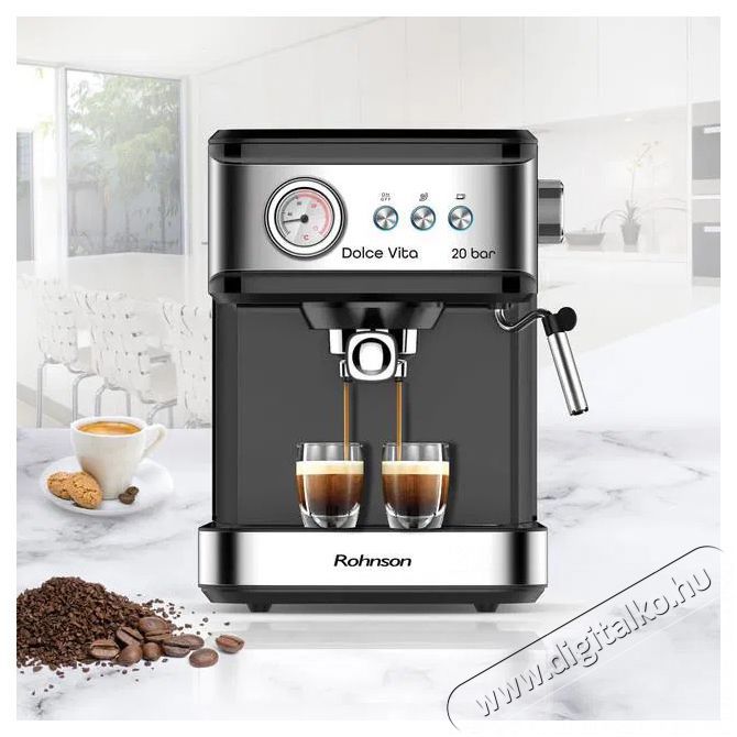 Rohnson R-98030 Dolce Vita Konyhai term&eacute;kek - K&aacute;v&eacute;főző / k&aacute;v&eacute;&ouml;rlő / kieg&eacute;sz&iacute;tő - Pressz&oacute; k&aacute;v&eacute;főző - 503626