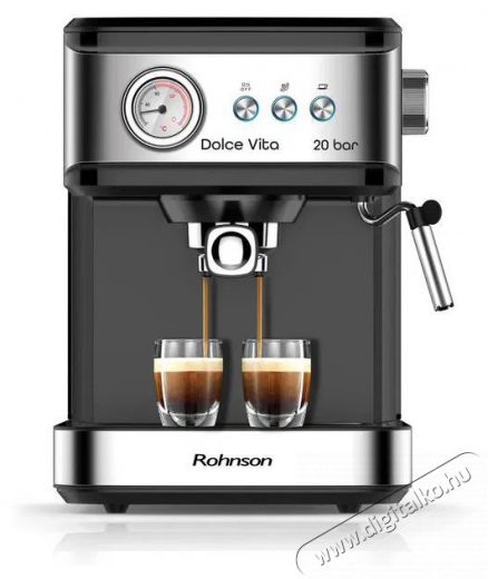 Rohnson R-98030 Dolce Vita Konyhai term&eacute;kek - K&aacute;v&eacute;főző / k&aacute;v&eacute;&ouml;rlő / kieg&eacute;sz&iacute;tő - Pressz&oacute; k&aacute;v&eacute;főző - 503626