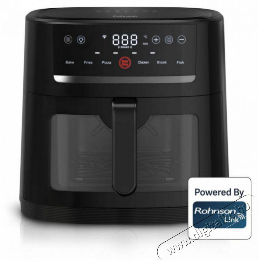 Rohnson R-2834 SmartChef XL Wi-Fi Konyhai term&eacute;kek - Konyhai kisg&eacute;p (s&uuml;t&eacute;s / főz&eacute;s / hűt&eacute;s / &eacute;telk&eacute;sz&iacute;t&eacute;s) - L&eacute;gkever&eacute;ses főzőg&eacute;p / elektromos kukta / multifunkci&oacute;s s&uuml;tő - 504840