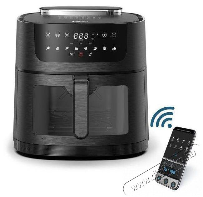 Rohnson R-2858 SmartChef XL 2 Wi-Fi 8 l Konyhai term&eacute;kek - Konyhai kisg&eacute;p (s&uuml;t&eacute;s / főz&eacute;s / hűt&eacute;s / &eacute;telk&eacute;sz&iacute;t&eacute;s) - L&eacute;gkever&eacute;ses főzőg&eacute;p / elektromos kukta / multifunkci&oacute;s s&uuml;tő - 504841