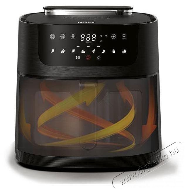 Rohnson R-2858 SmartChef XL 2 Wi-Fi 8 l Konyhai term&eacute;kek - Konyhai kisg&eacute;p (s&uuml;t&eacute;s / főz&eacute;s / hűt&eacute;s / &eacute;telk&eacute;sz&iacute;t&eacute;s) - L&eacute;gkever&eacute;ses főzőg&eacute;p / elektromos kukta / multifunkci&oacute;s s&uuml;tő - 504841