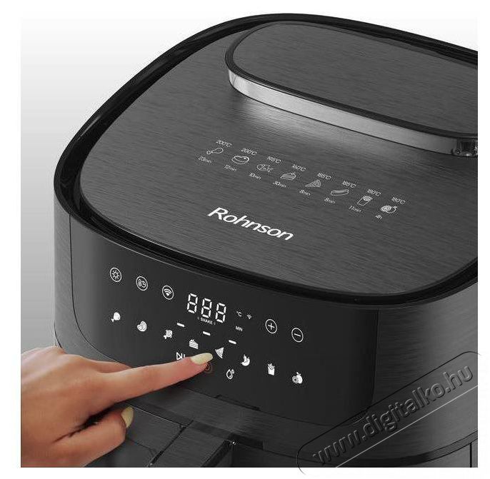 Rohnson R-2858 SmartChef XL 2 Wi-Fi 8 l Konyhai term&eacute;kek - Konyhai kisg&eacute;p (s&uuml;t&eacute;s / főz&eacute;s / hűt&eacute;s / &eacute;telk&eacute;sz&iacute;t&eacute;s) - L&eacute;gkever&eacute;ses főzőg&eacute;p / elektromos kukta / multifunkci&oacute;s s&uuml;tő - 504841