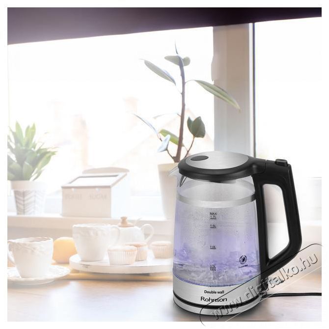 Rohnson R-7645 Double Wall Konyhai term&eacute;kek - V&iacute;zforral&oacute; / teafőző - 513173