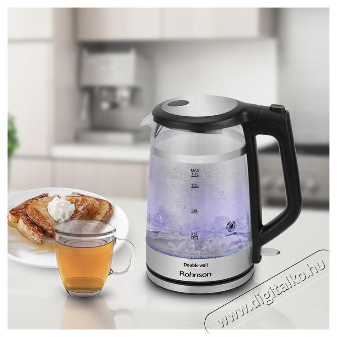 Rohnson R-7645 Double Wall Konyhai term&eacute;kek - V&iacute;zforral&oacute; / teafőző - 513173