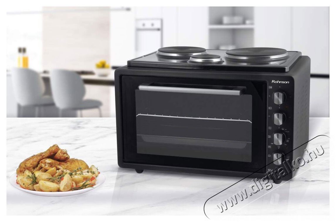 Rohnson R-2142 Konyhai term&eacute;kek - S&uuml;tő-főzőlap, tűzhely (szabadon&aacute;ll&oacute;) - Mini s&uuml;tő / mini grill / mini konyha - 521279