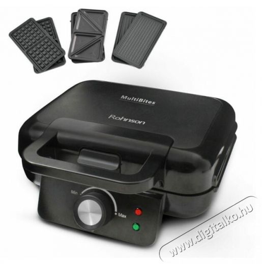 Rohnson R-2635 MultiBites Konyhai term&eacute;kek - Konyhai kisg&eacute;p (s&uuml;t&eacute;s / főz&eacute;s / hűt&eacute;s / &eacute;telk&eacute;sz&iacute;t&eacute;s) - Melegszendvics / gofri s&uuml;tő - 521225