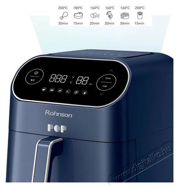 Rohnson R-2859B Blue 7 l Konyhai term&eacute;kek - Konyhai kisg&eacute;p (s&uuml;t&eacute;s / főz&eacute;s / hűt&eacute;s / &eacute;telk&eacute;sz&iacute;t&eacute;s) - L&eacute;gkever&eacute;ses főzőg&eacute;p / elektromos kukta / multifunkci&oacute;s s&uuml;tő - 521204